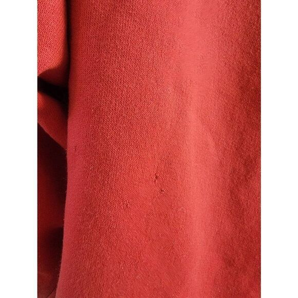 Guess By Georges Marciano Women's Red Vintage Crop Sweatshirt Size Medium - Picture 3 of 6